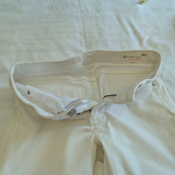 Two by Vince Camuto Cream Colored Size 26/2 Skinny Jeans - Picture 8 of 14